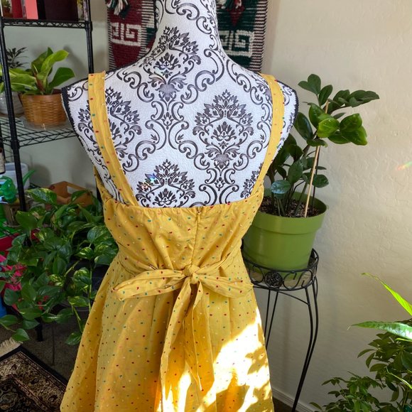 * Heart Soul Yellow Sweetheart Dress Sleeveless * - Picture 11 of 15